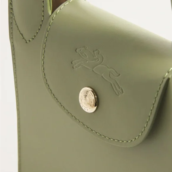 Longchamp Green Extra Small Leather Le Pliage Du Jardinier Bag
